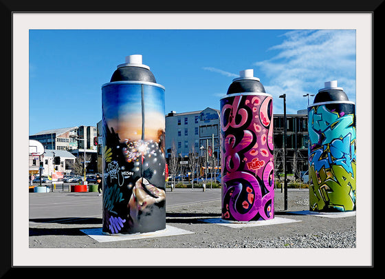 "Paint cans three", Bernard Spragg. NZ