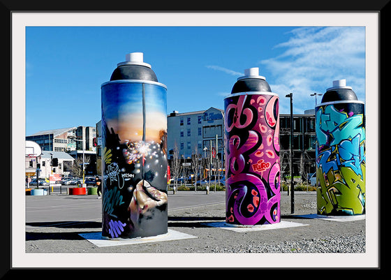 "Paint cans three", Bernard Spragg. NZ