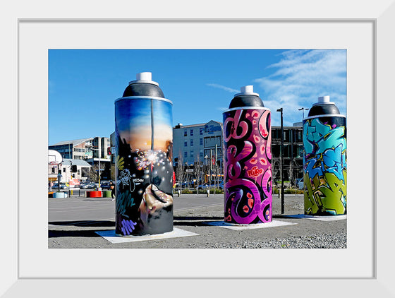 "Paint cans three", Bernard Spragg. NZ