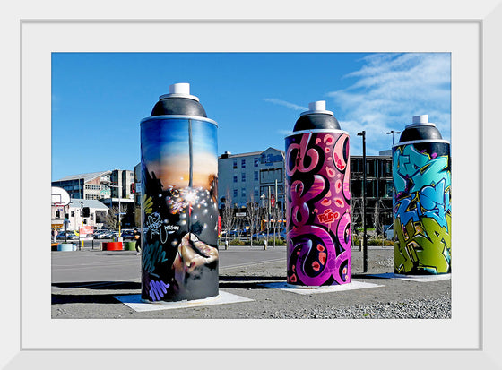 "Paint cans three", Bernard Spragg. NZ