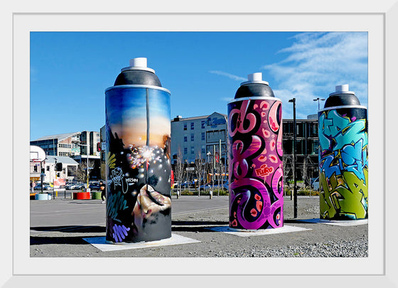 "Paint cans three", Bernard Spragg. NZ