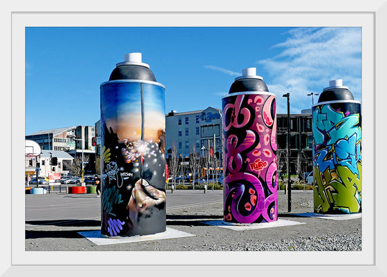 "Paint cans three", Bernard Spragg. NZ