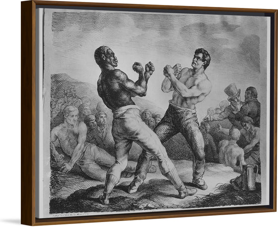 "Two Men Boxing"