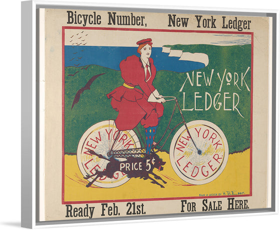 "New York Ledger: Bicycle Number"