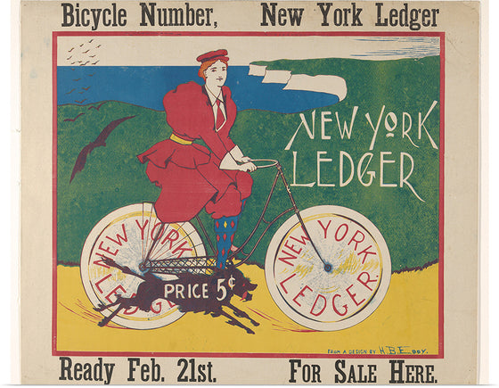 "New York Ledger: Bicycle Number"