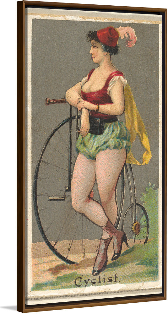 "Cyclist, from the Occupations for Women series", Goodwin & Company