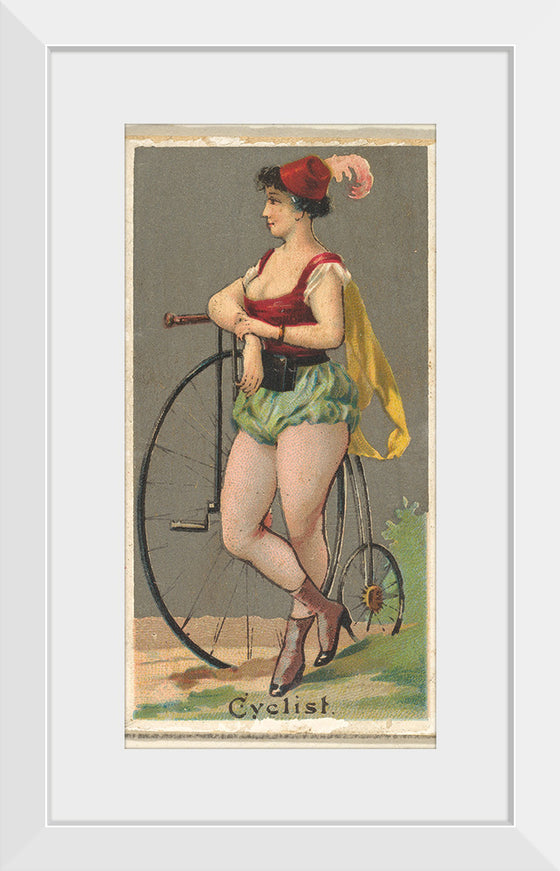 "Cyclist, from the Occupations for Women series", Goodwin & Company