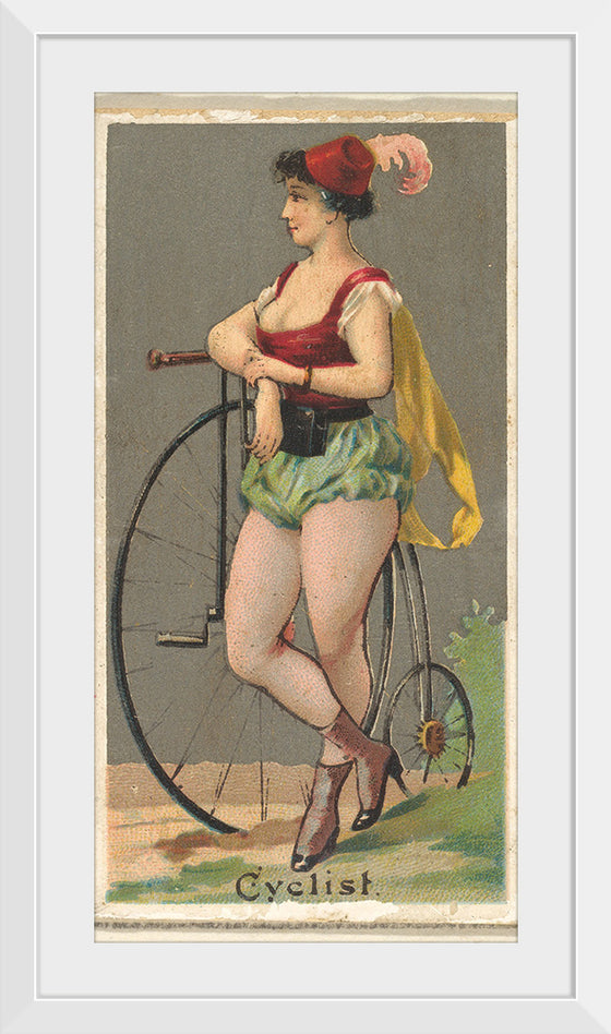 "Cyclist, from the Occupations for Women series", Goodwin & Company