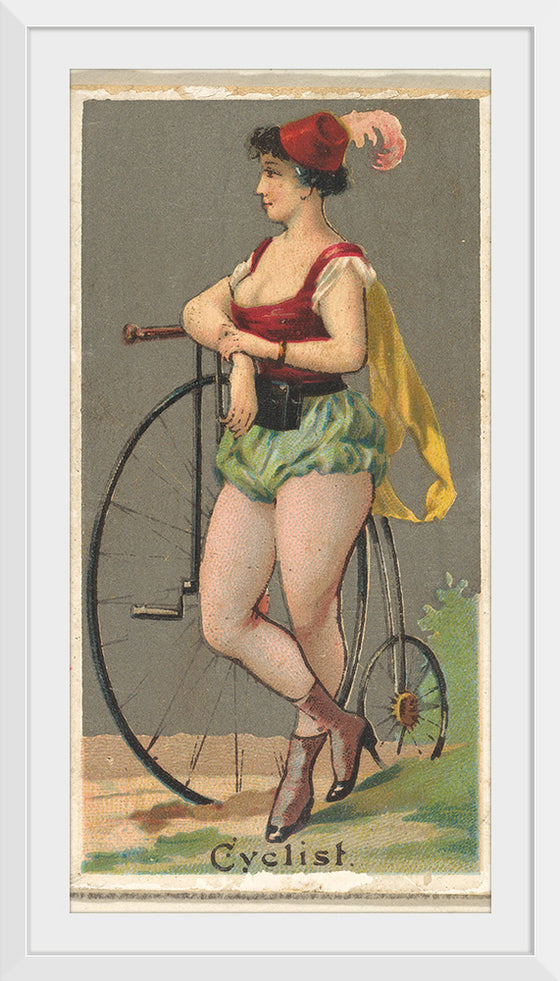 "Cyclist, from the Occupations for Women series", Goodwin & Company