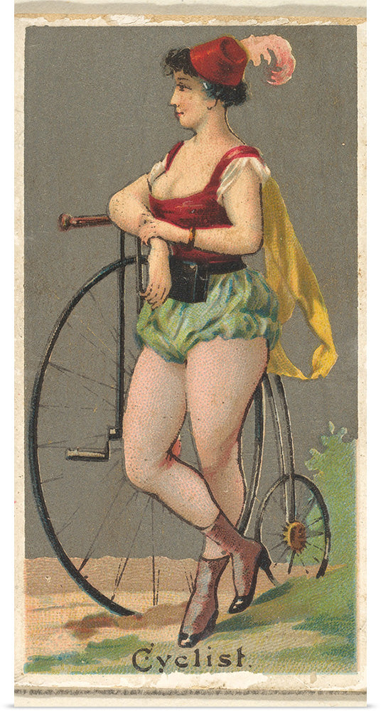 "Cyclist, from the Occupations for Women series", Goodwin & Company