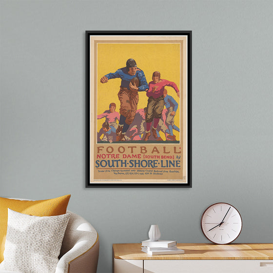 "Football Notre Dame (South Bend) by South Shore Line"