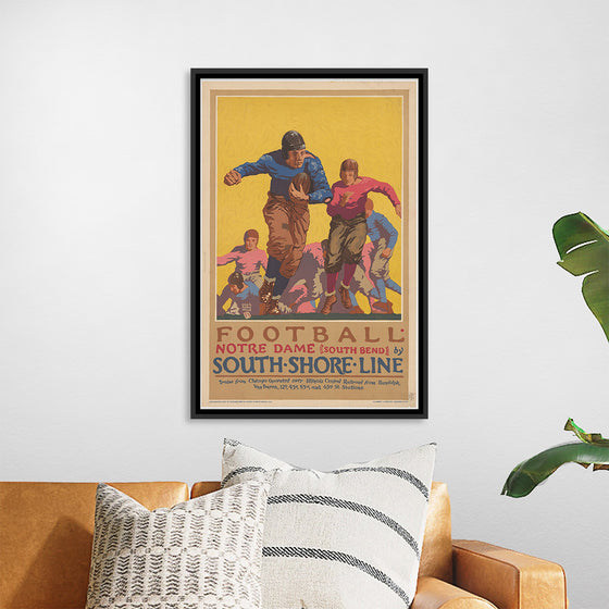 "Football Notre Dame (South Bend) by South Shore Line"