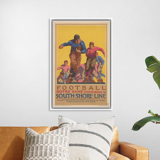 "Football Notre Dame (South Bend) by South Shore Line"