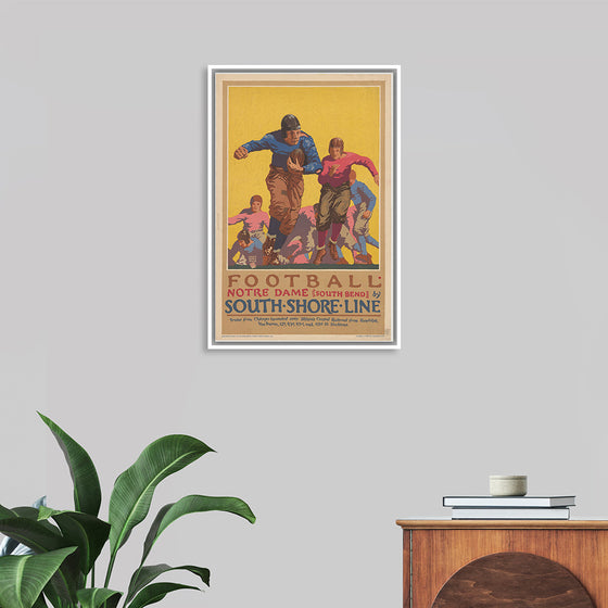 "Football Notre Dame (South Bend) by South Shore Line"