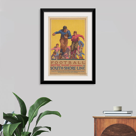 "Football Notre Dame (South Bend) by South Shore Line"