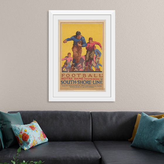 "Football Notre Dame (South Bend) by South Shore Line"