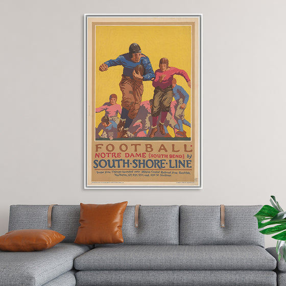 "Football Notre Dame (South Bend) by South Shore Line"