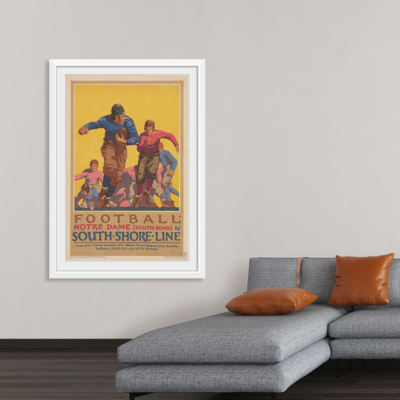 "Football Notre Dame (South Bend) by South Shore Line"