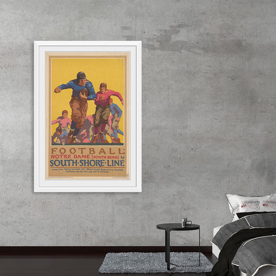 "Football Notre Dame (South Bend) by South Shore Line"