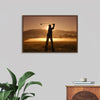 "Golf Swing at Sunset"