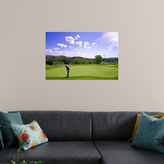 "Golfing on Green"