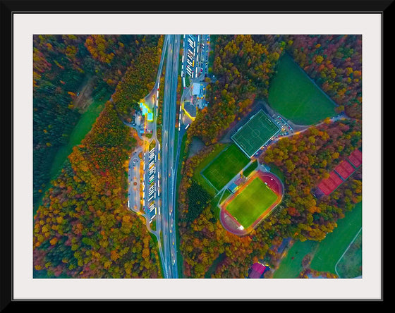 "Aerial Football Stadium"