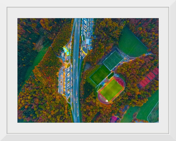 "Aerial Football Stadium"