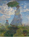 "Woman with a Parasol", Claude Monet