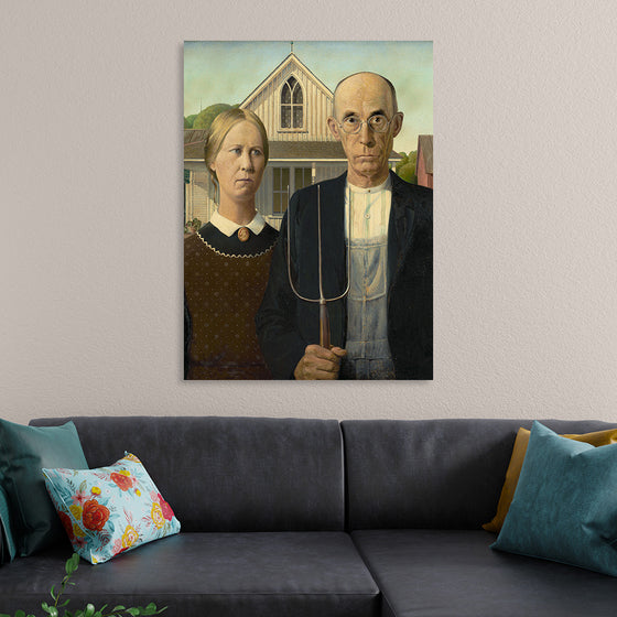 "American Gothic", Grant Wood