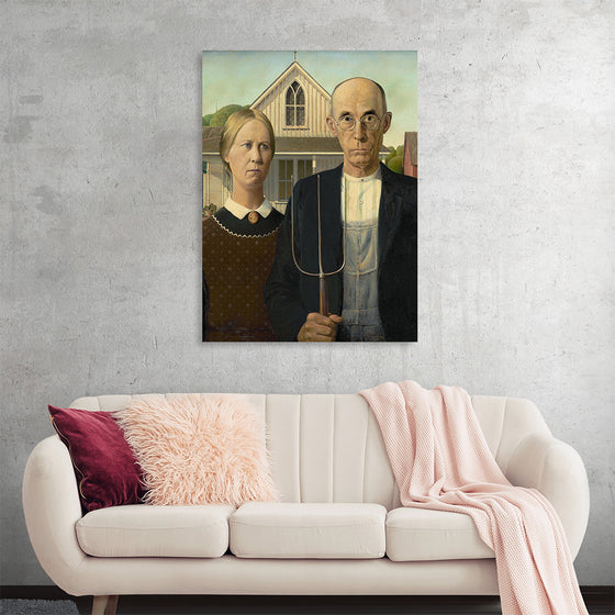 "American Gothic", Grant Wood