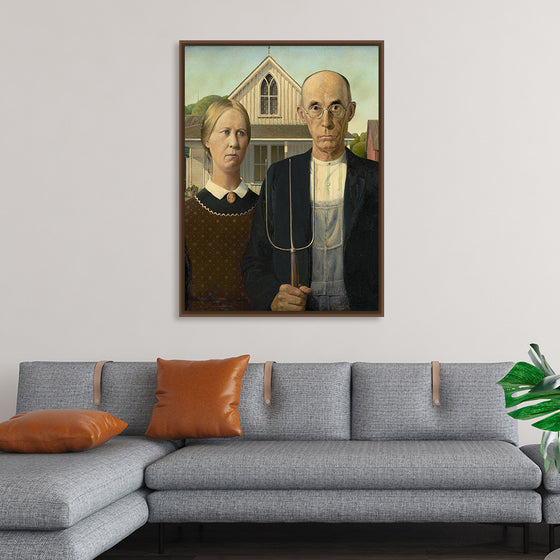 "American Gothic", Grant Wood