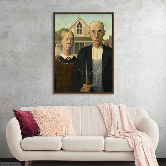 "American Gothic", Grant Wood