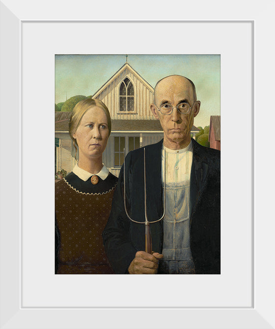 "American Gothic", Grant Wood