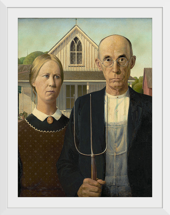 "American Gothic", Grant Wood