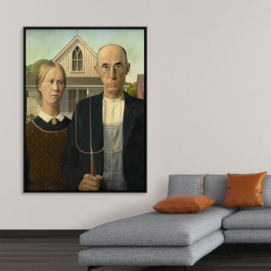 "American Gothic", Grant Wood