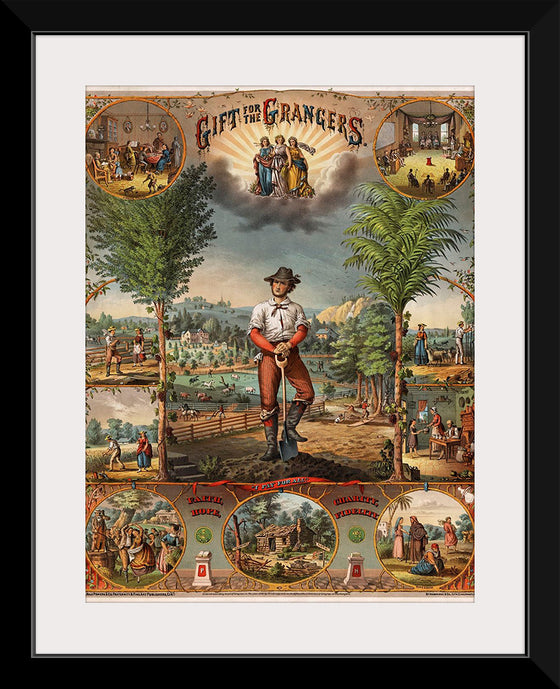 "Gift for the Grangers", Strobridge & Co. Lith.