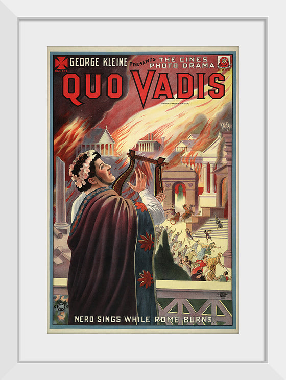 "Poster for Quo Vadis", George Kleine