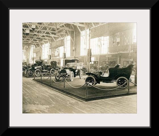 "French Automobile Section in the Palace of Transportation at the 1904 World's Fair"