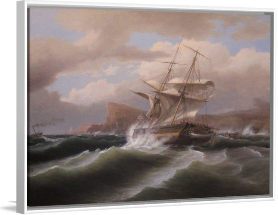 "An American Ship in Distress", Thomas Birch