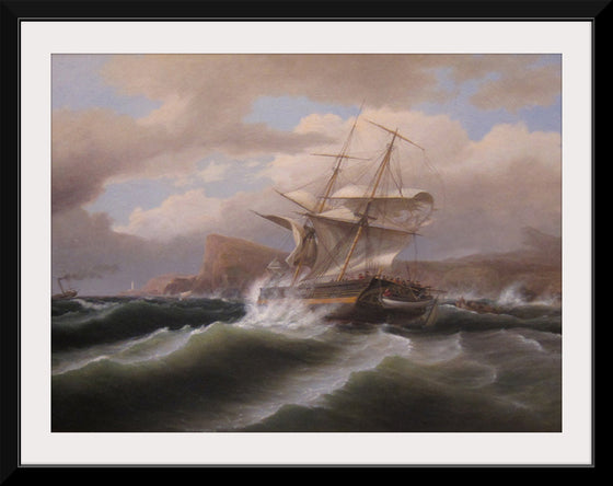 "An American Ship in Distress", Thomas Birch