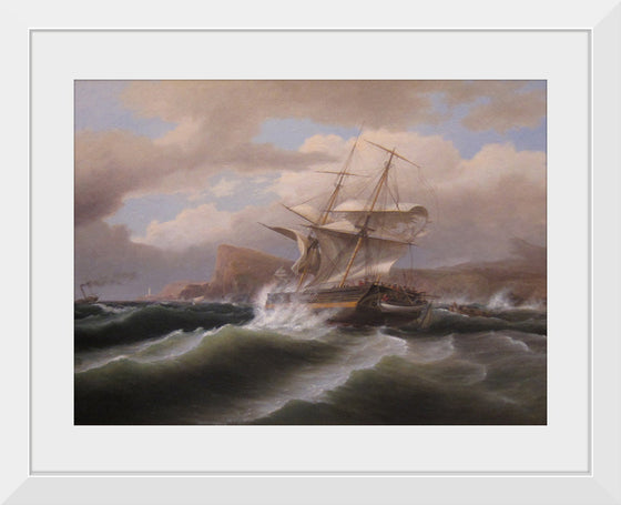 "An American Ship in Distress", Thomas Birch