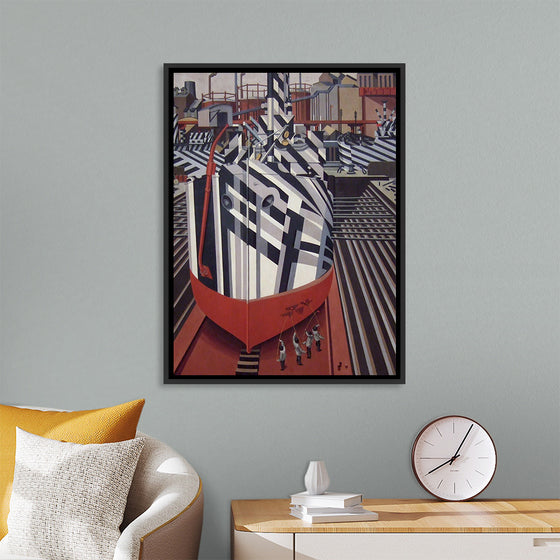 "Dazzle-ships in Drydock at Liverpool", Edward Wadsworth