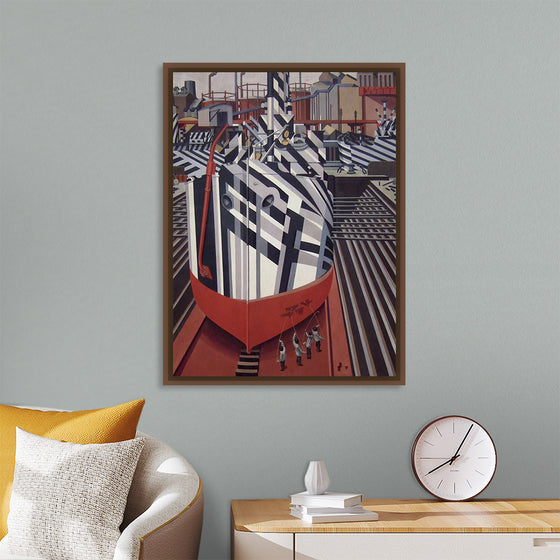 "Dazzle-ships in Drydock at Liverpool", Edward Wadsworth