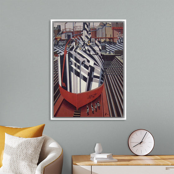 "Dazzle-ships in Drydock at Liverpool", Edward Wadsworth