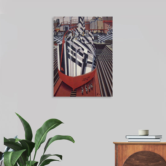 "Dazzle-ships in Drydock at Liverpool", Edward Wadsworth