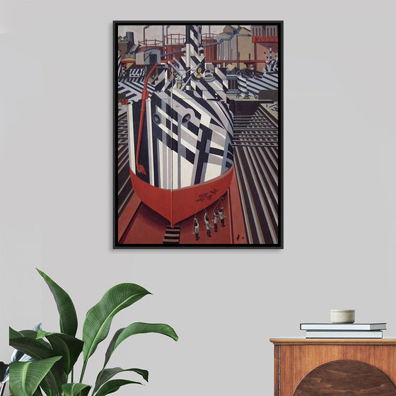 "Dazzle-ships in Drydock at Liverpool", Edward Wadsworth