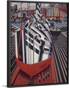 "Dazzle-ships in Drydock at Liverpool", Edward Wadsworth