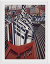 "Dazzle-ships in Drydock at Liverpool", Edward Wadsworth