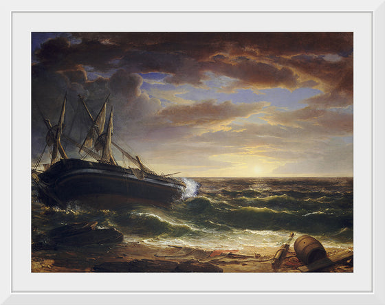 "The Stranded Ship (1844)", Asher Brown Durand