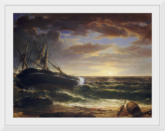 "The Stranded Ship (1844)", Asher Brown Durand